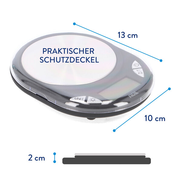 Taschenwaage Fred, digital, schwarz