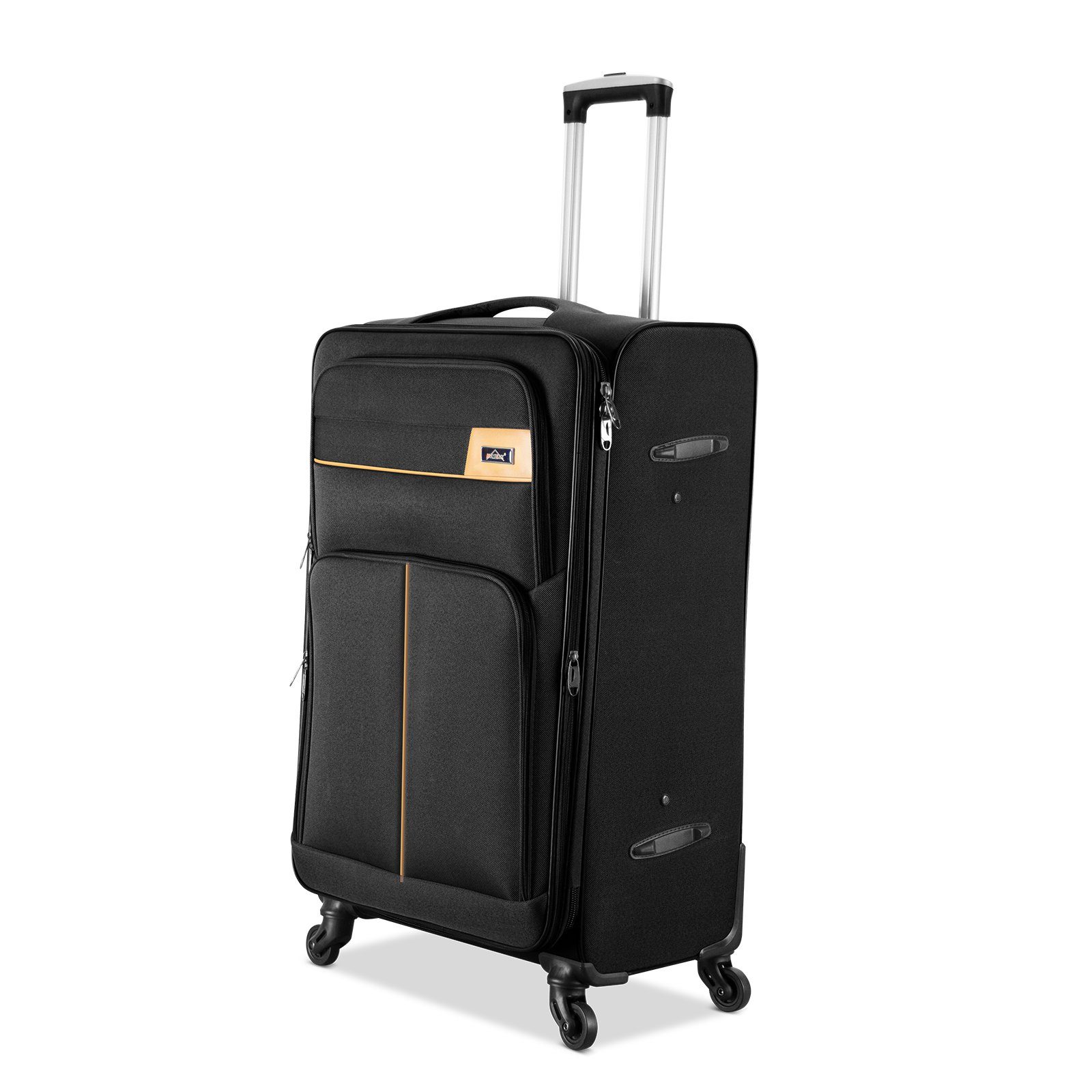 HOMELUX Kofferset Trolleyset 4 Teilig Stoffkoffer Reisekoffer, 4 Rollen, (Set, 4), Leicht Koffer Trolley Rollkoffer Set-S-M-L-XL