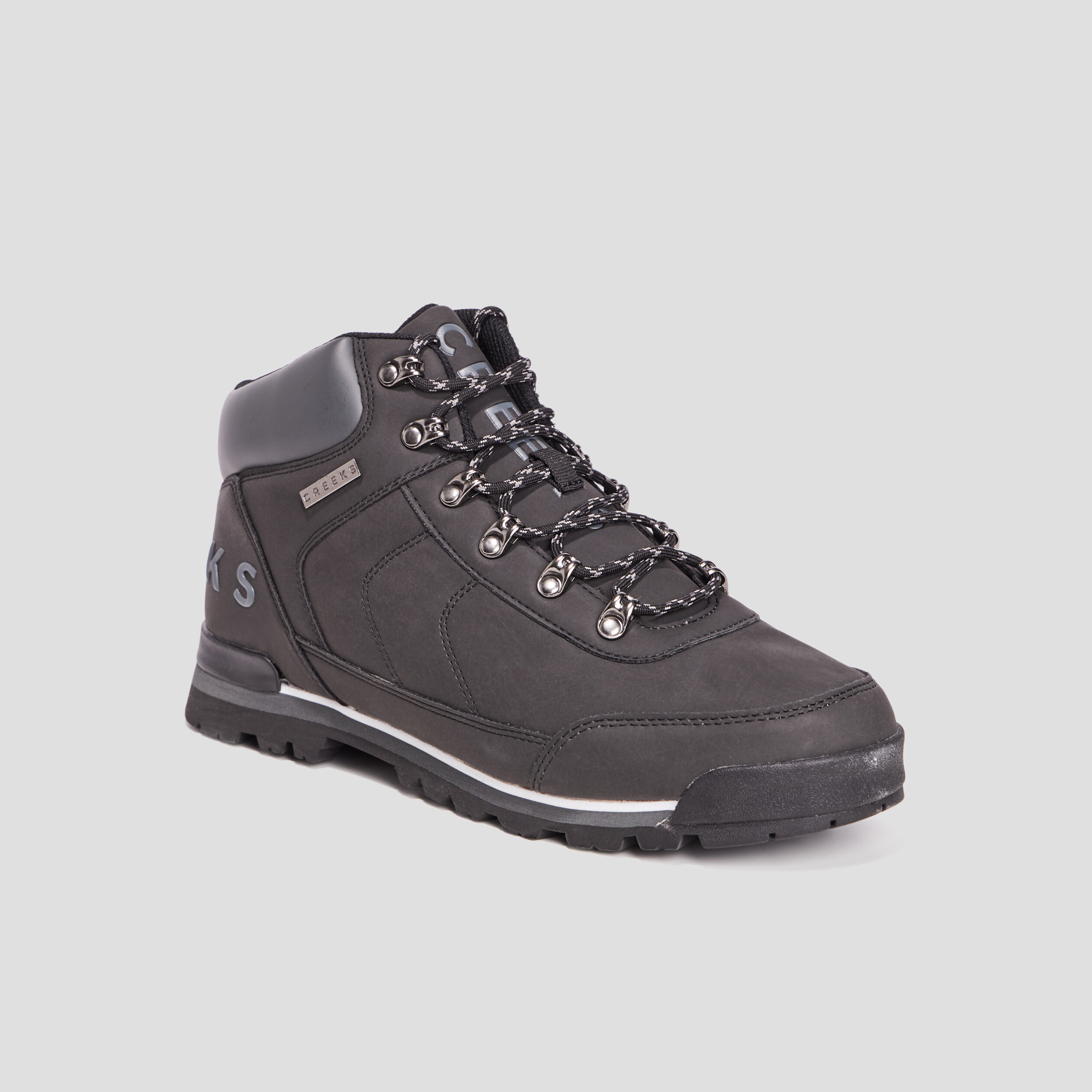 Bottines lacées Creeks noir homme | La Halle