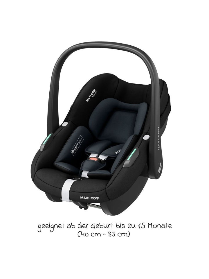 Maxi-Cosi 3in1 Babyschale & Reboarder-Set ab Geburt in schwarz günstig kaufen onesize