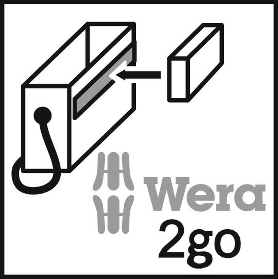 Wera Schraubendreher, (16 St), Wechselklingen-Satz KK Slim VDE