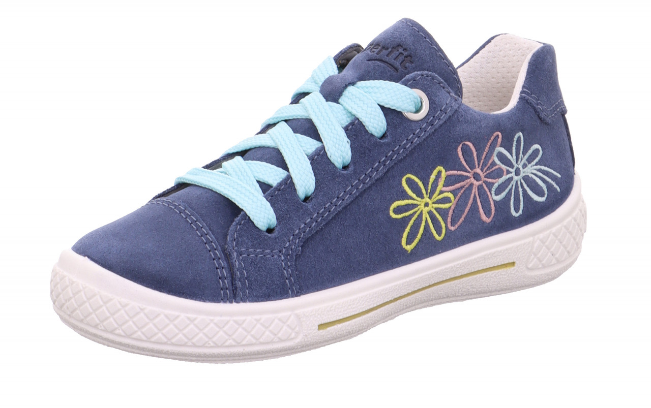 TENSY - Blau Sneaker low mit Schnürung