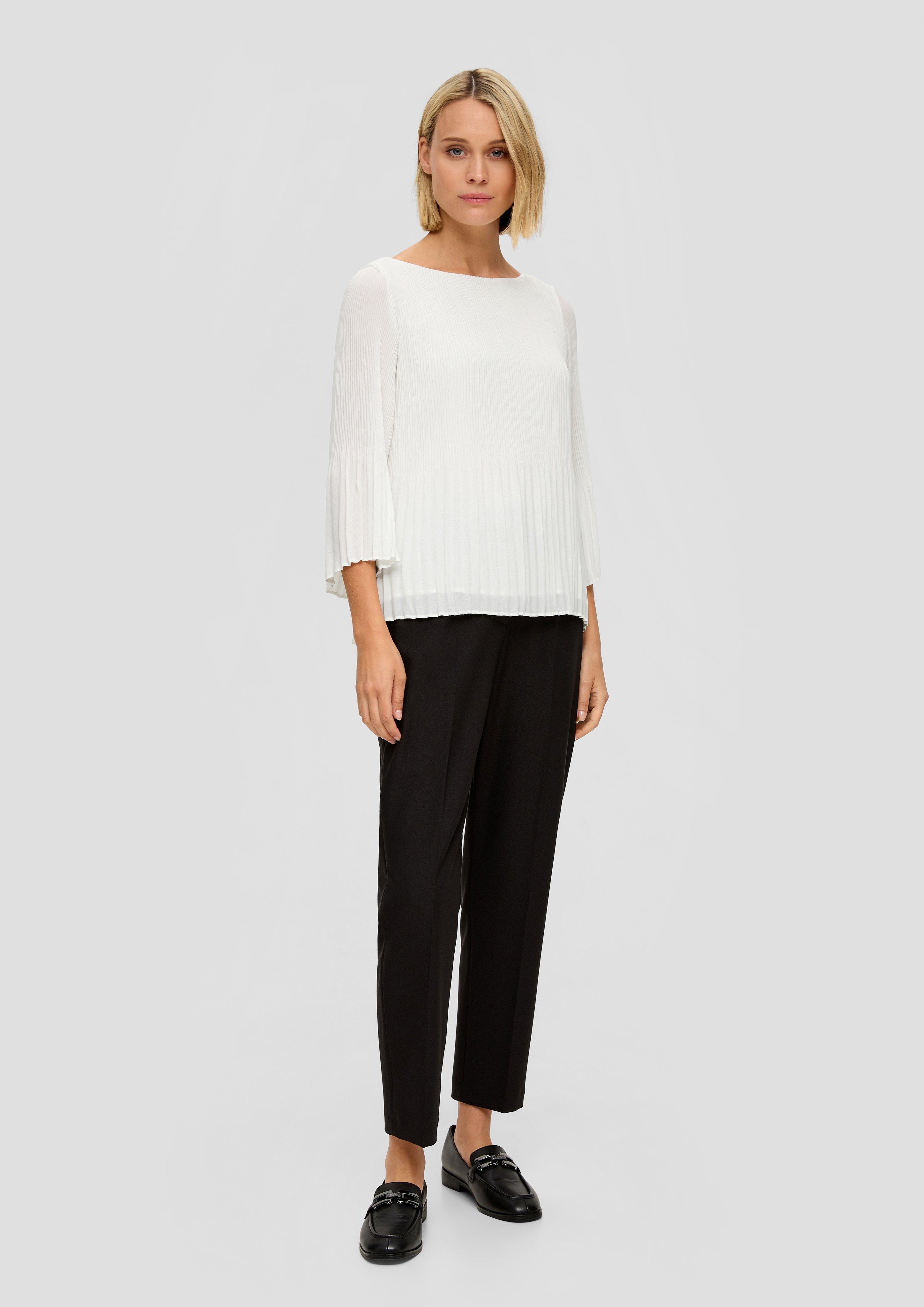 Bluse mit Plisseefalten  2138013-0200