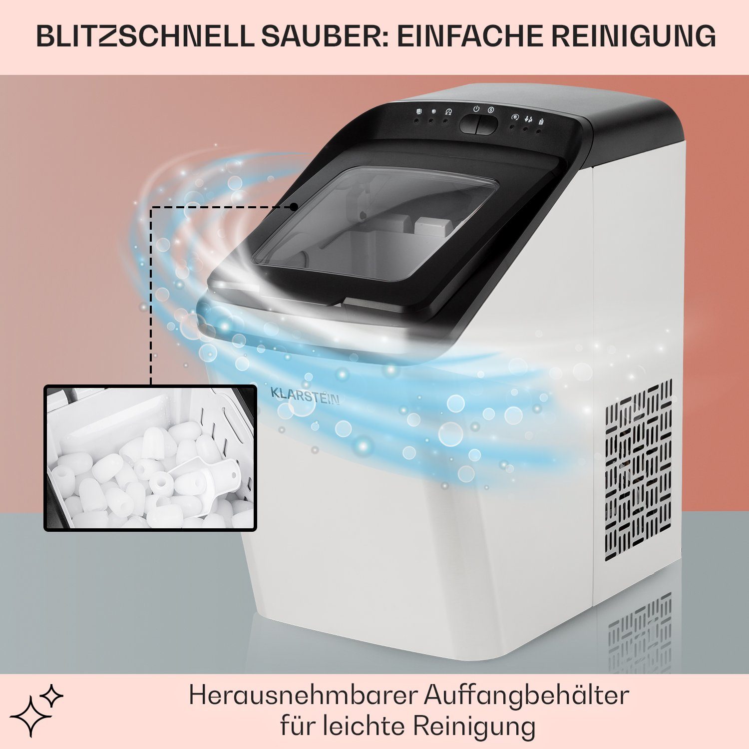 Klarstein Eiswürfelmaschine Partytime