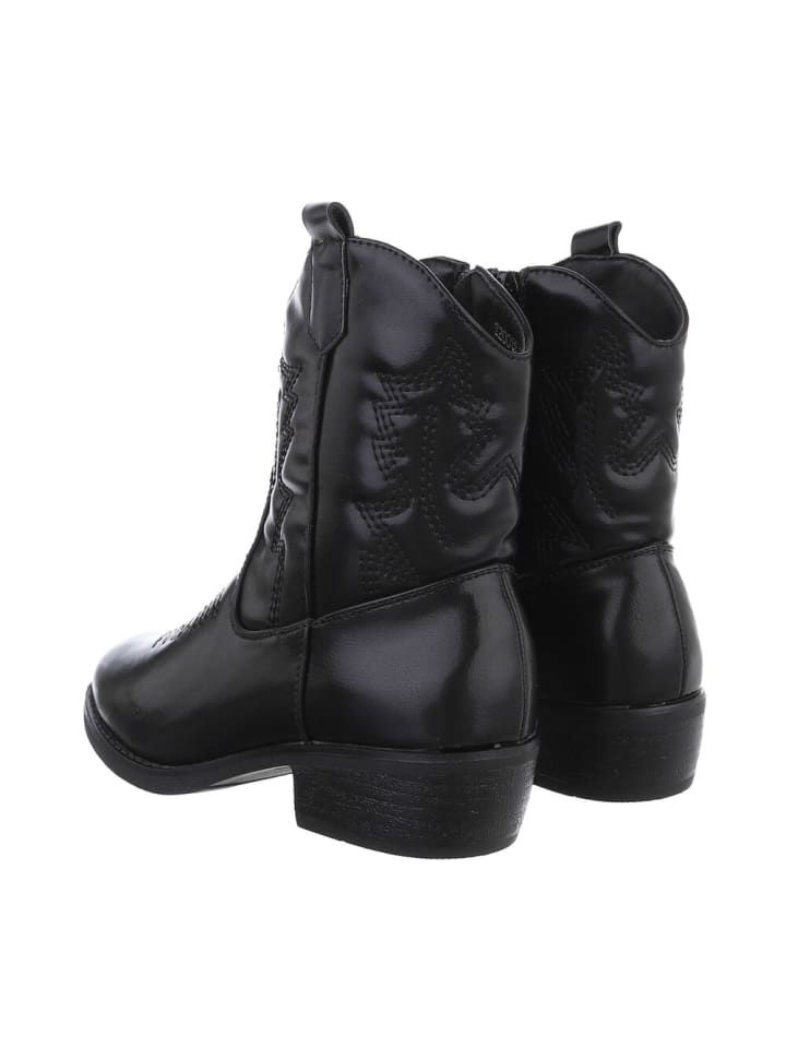 Ital-Design Stiefelette in Schwarz günstig kaufen