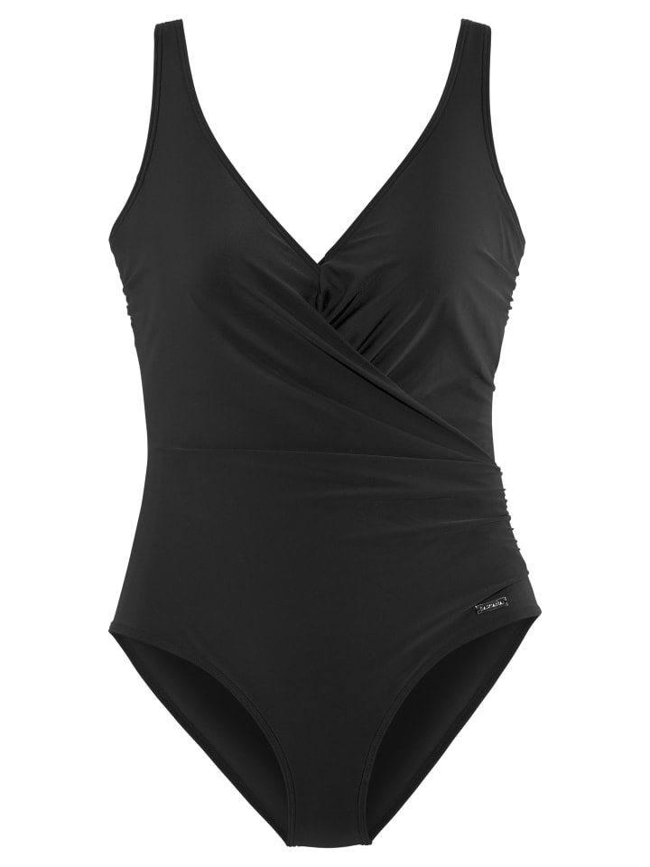 LASCANA Badeanzug in schwarz günstig kaufen