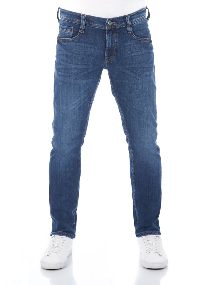 Mustang Jeans Oregon tapered in Blau günstig kaufen