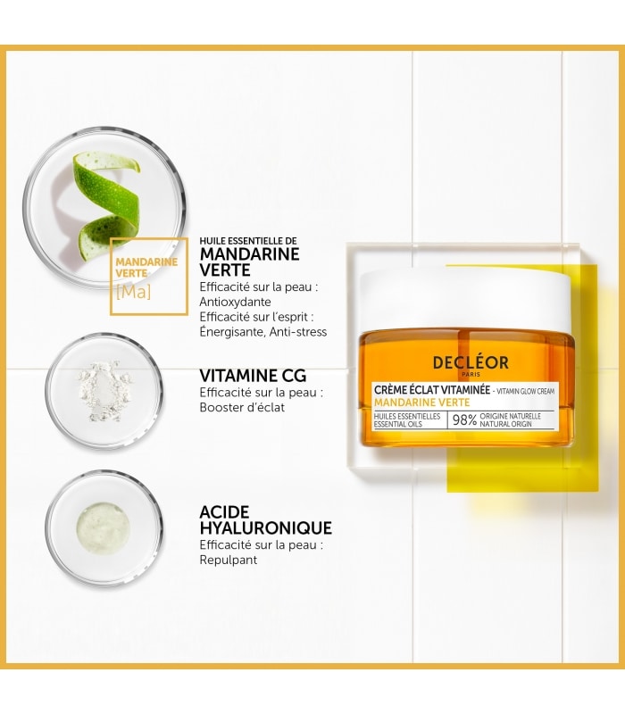 DECLÉOR-MANDARINE VERTE-Crème Eclat Vitaminée