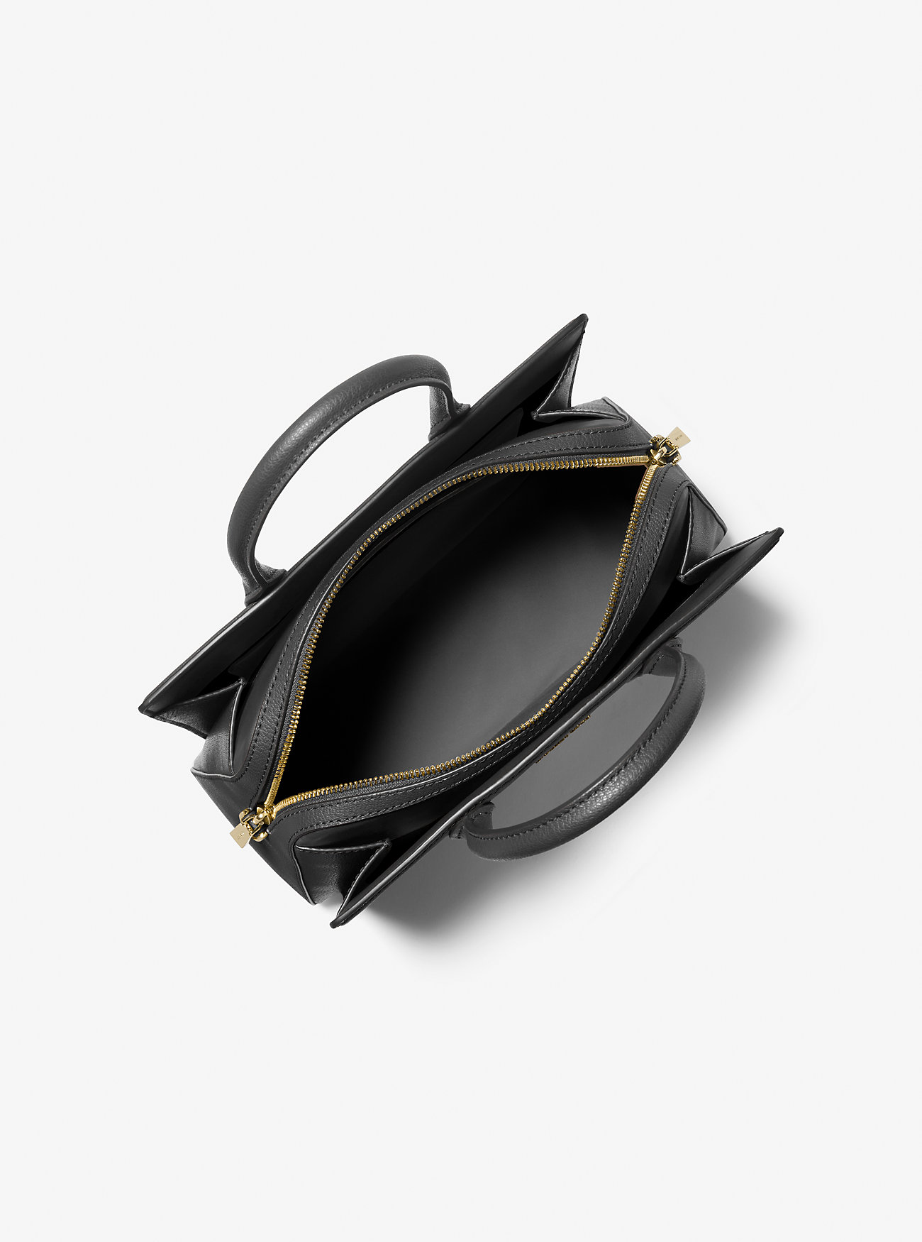 Laila Medium Skinnveske - SVART