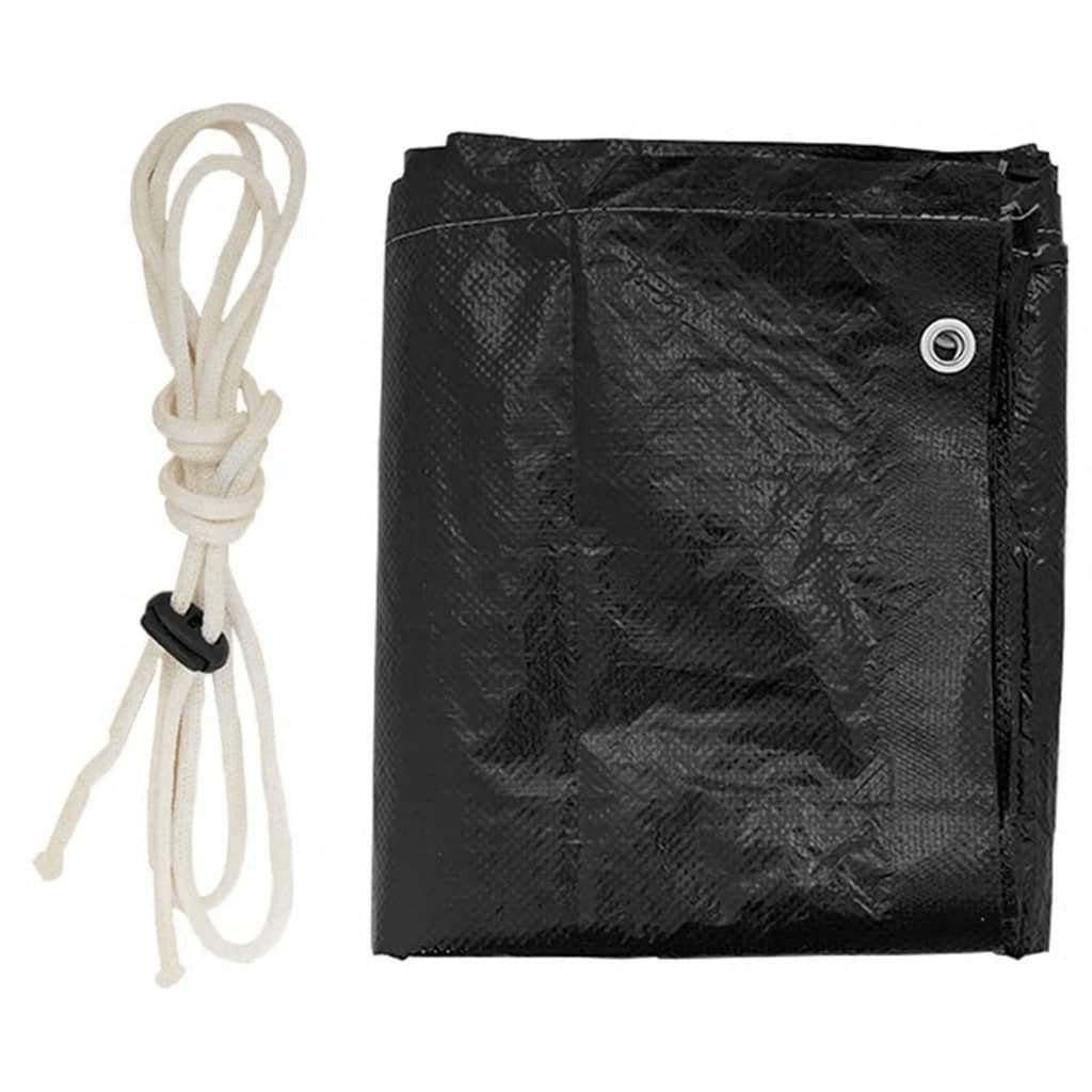 vidaXL Gartenmöbel-Schutzhülle Abdeckung für Schaukelbank 8 Ösen 125x90x135/165 cm Polyethylen (1-St)