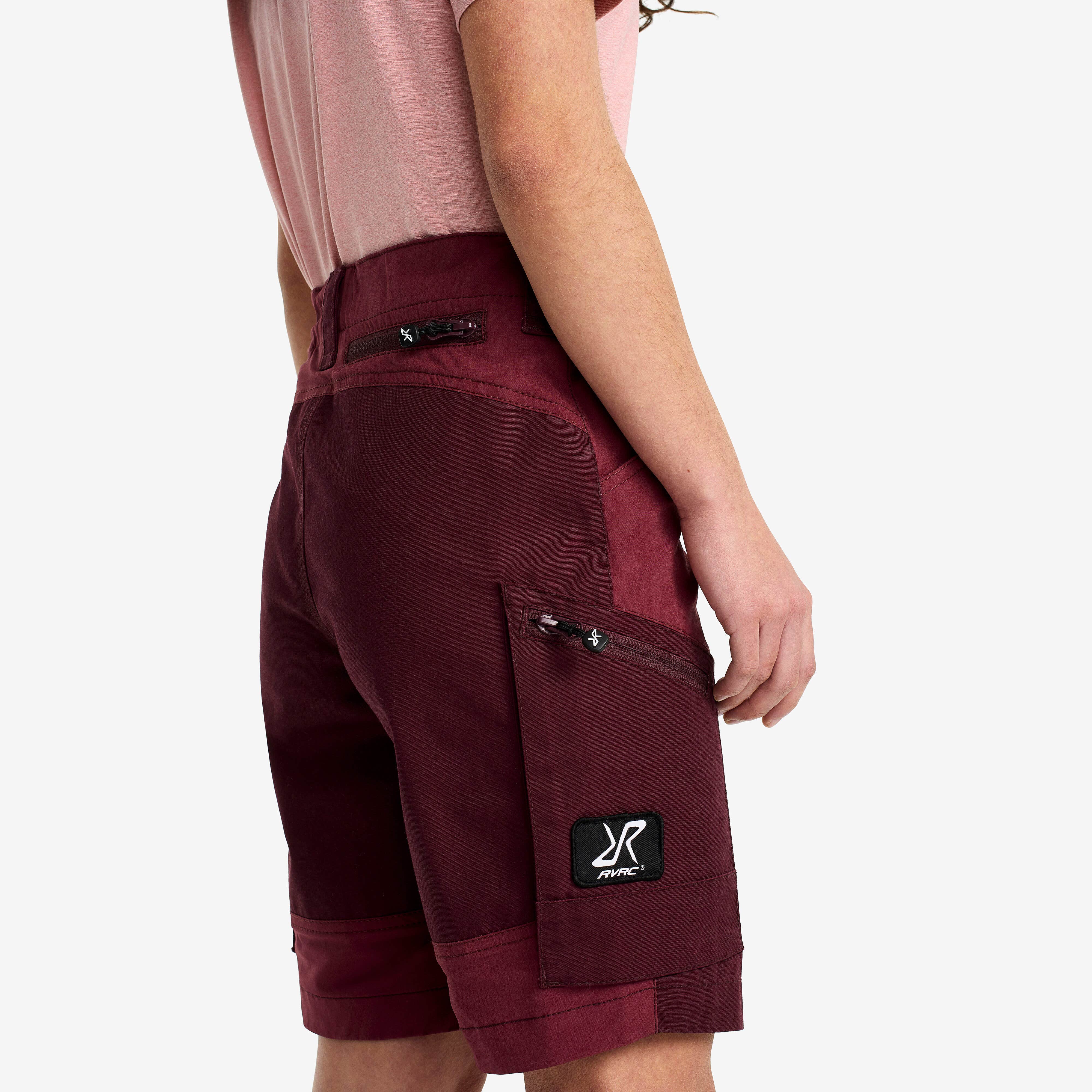 RVRC GP Shorts Teens Cherry