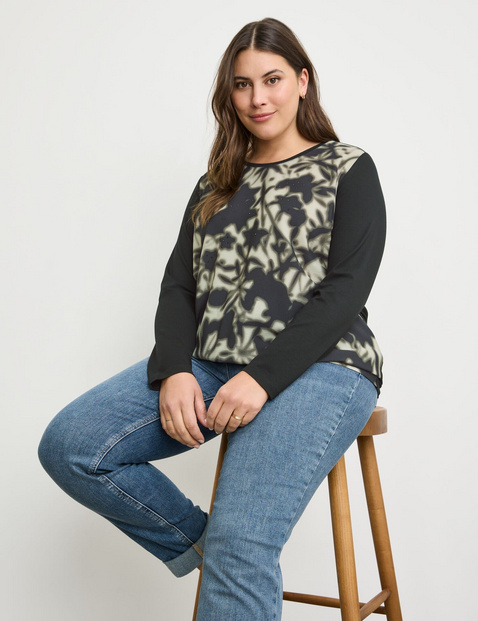 Lässiges Longsleeve mit Frontprint
