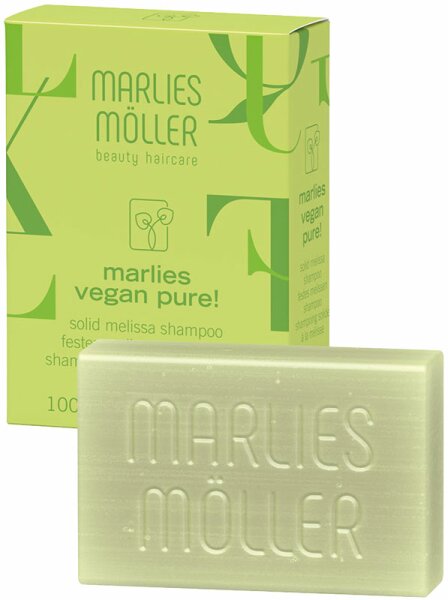 Marlies Möller Marlies Vegan Pure! Festes Melissen Shampoo Festes Shampoo