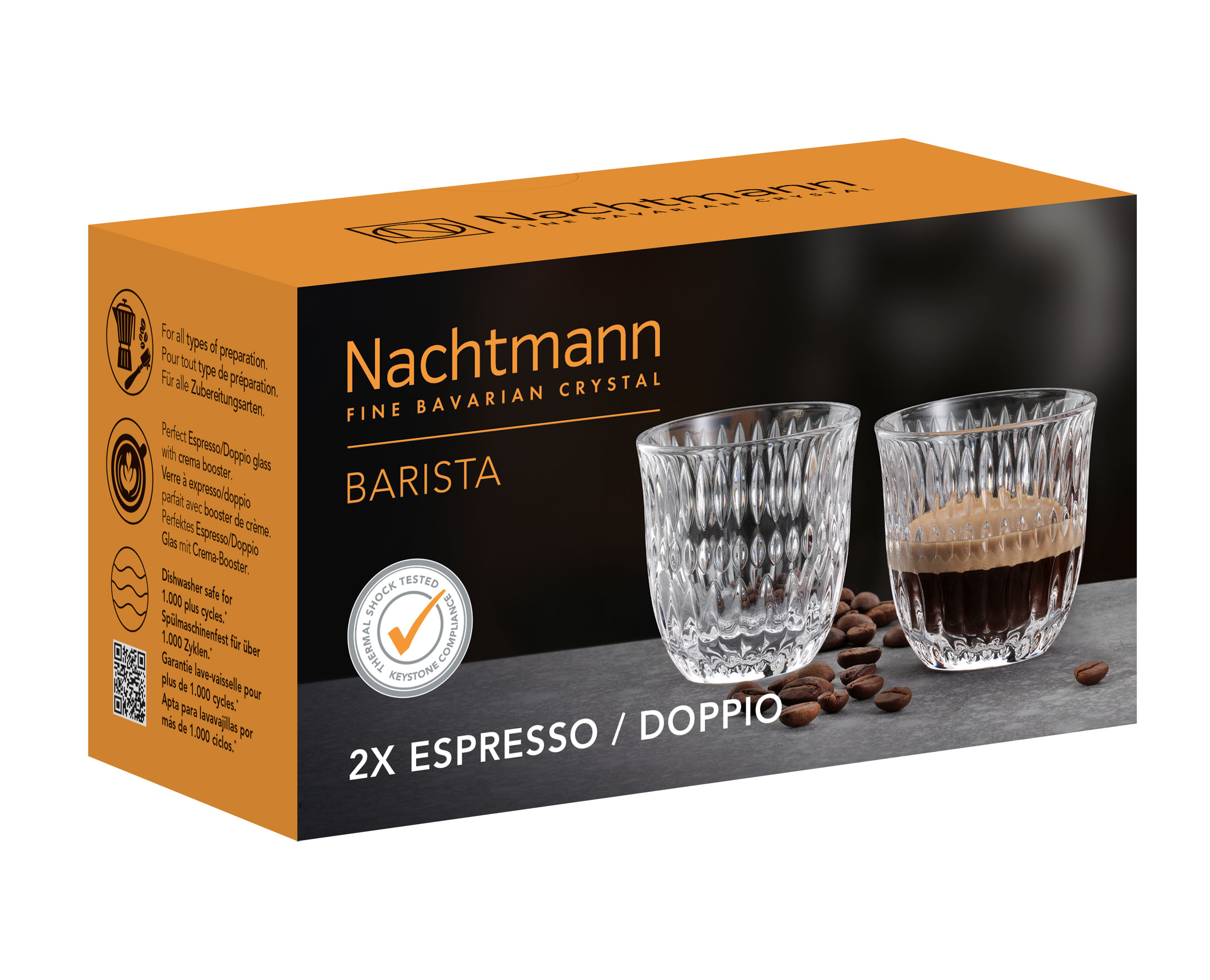Nachtmann2er Espressoglas 90ml