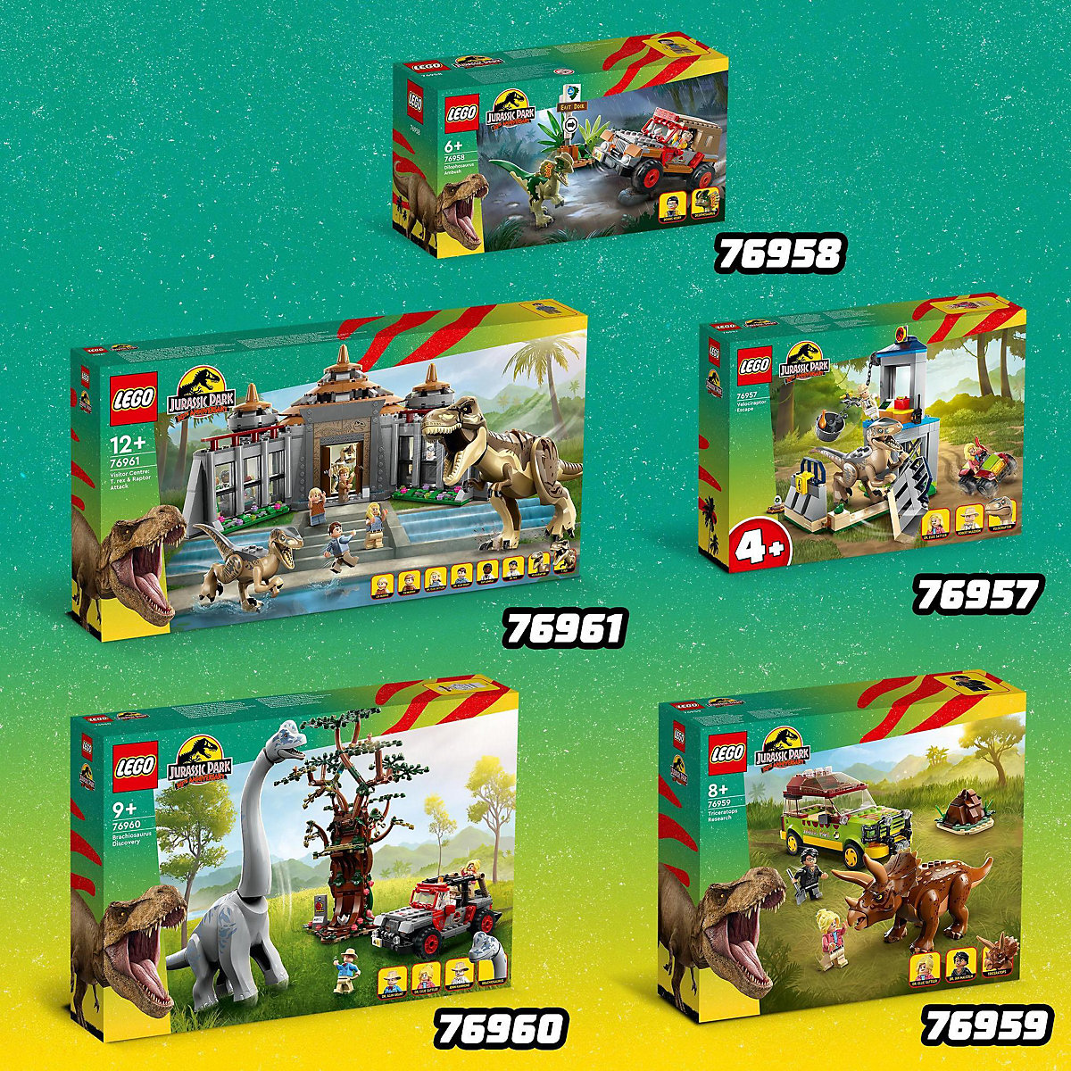 LEGO® Jurassic World 76958 Hinterhalt des Dilophosaurus