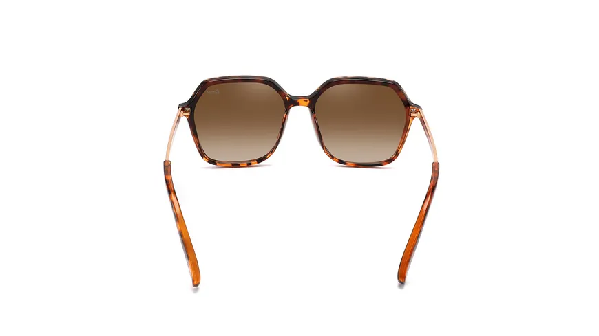 Caresse Brillenmode Sonnenbrille Metall demibraun