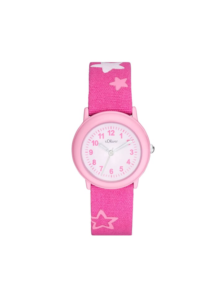 s.Oliver Quarzuhr 2036751 in Pink günstig kaufen onesize