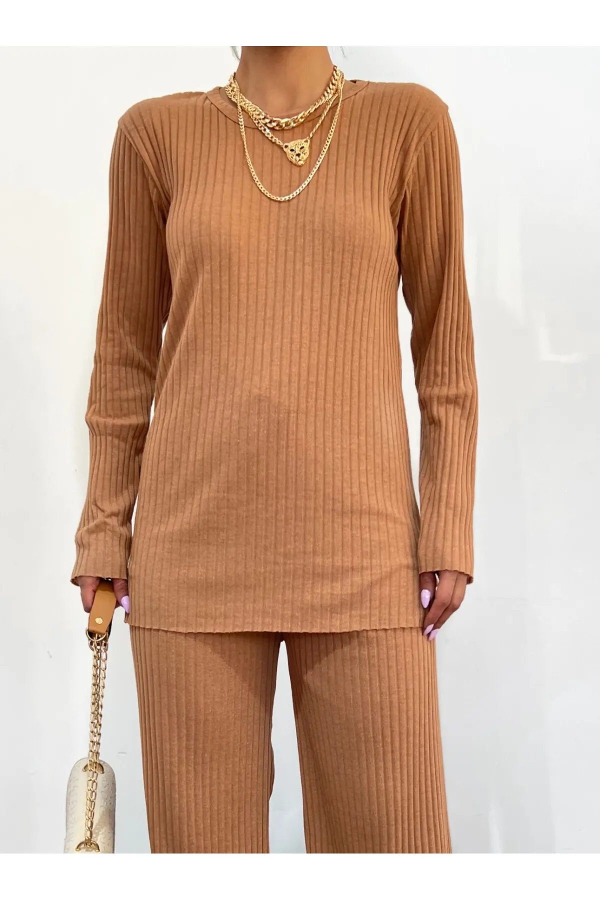 Modamorfo  Camisole-Set mit Rundhalsausschnitt