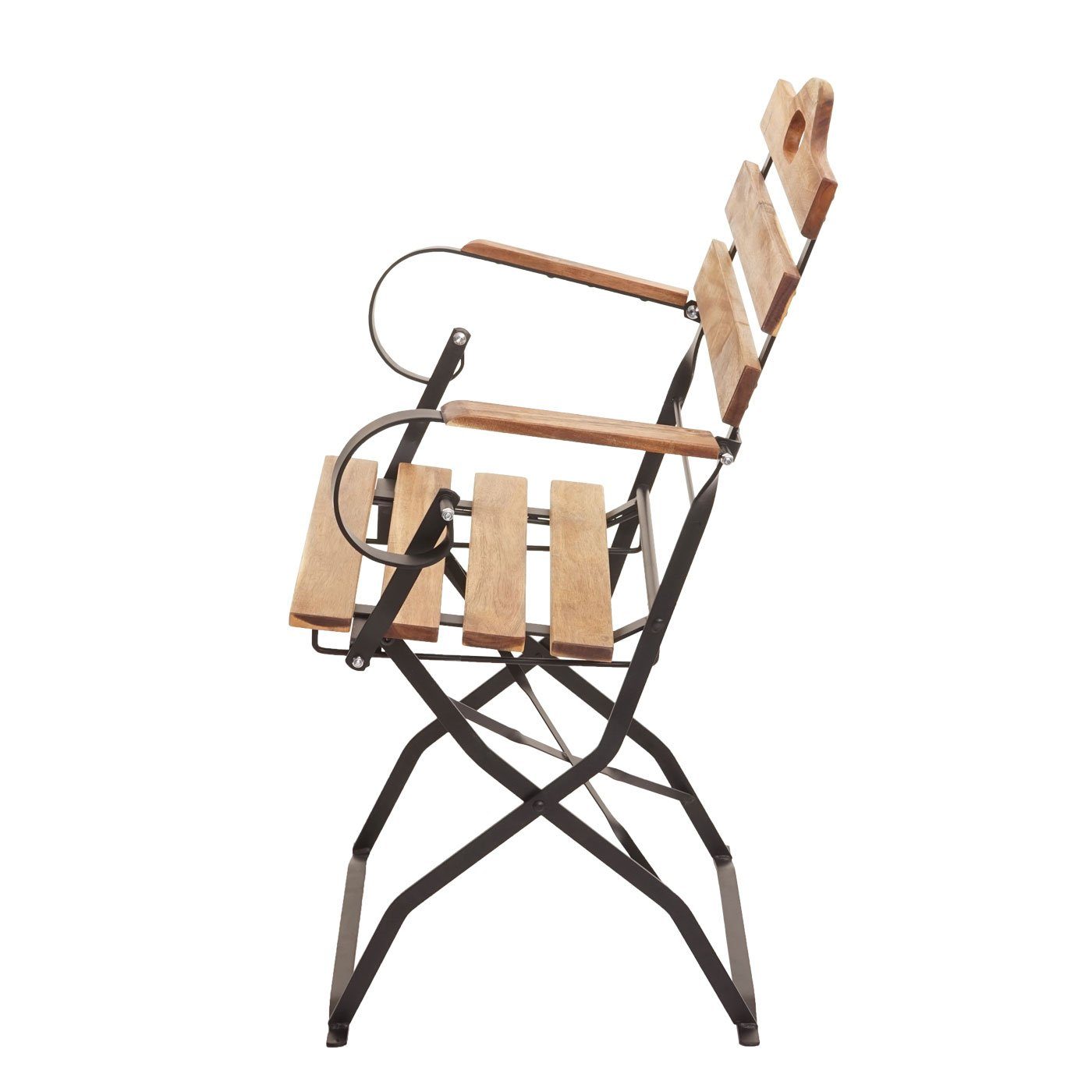 MCW Bierzeltgarnitur MCW-J40-Set, (5-tlg), Garten, Gastroqualität, Zusammenklappbar