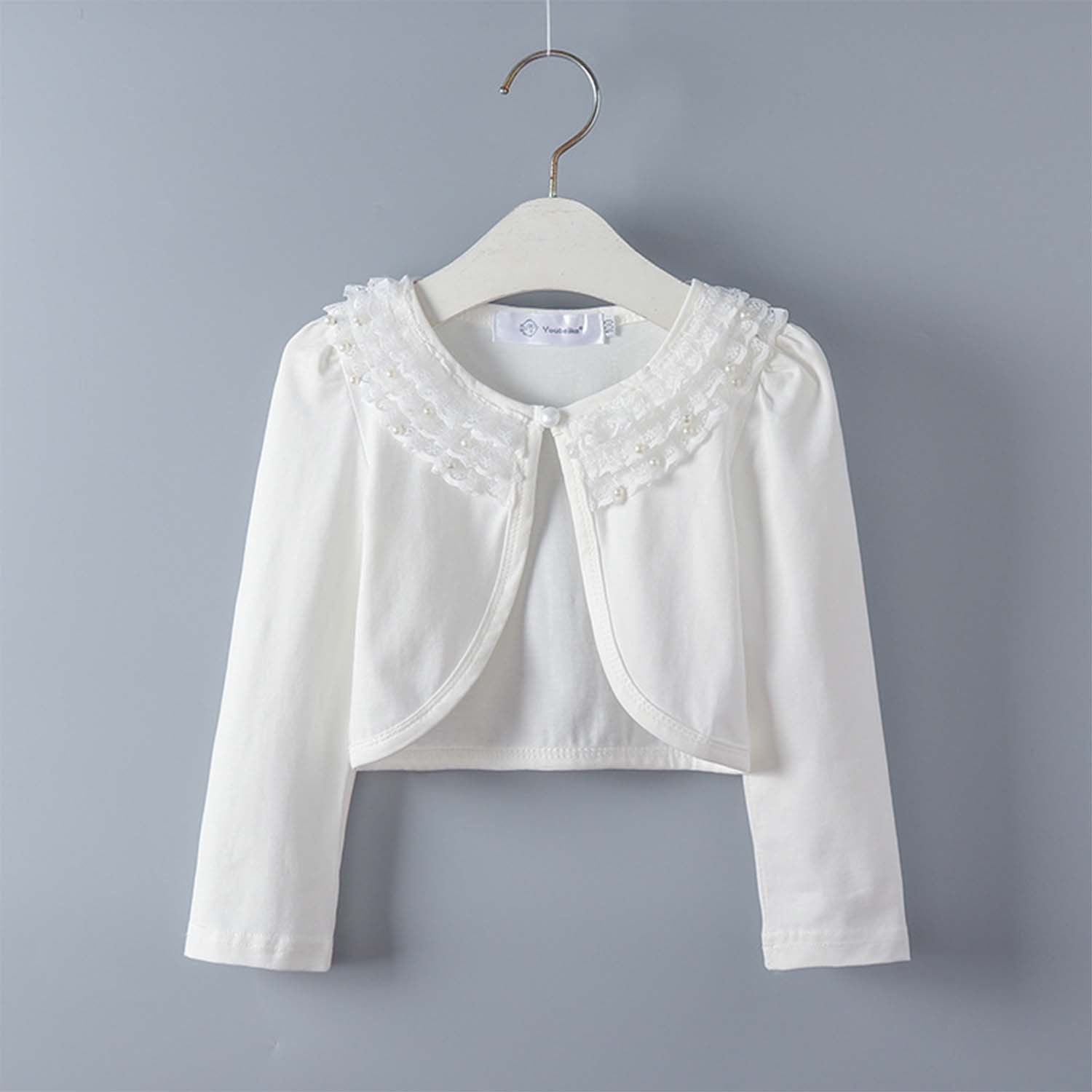 Daisred Cardigan Mädchen Strickjacke Jacke Baumwolle Kinder Kleidung