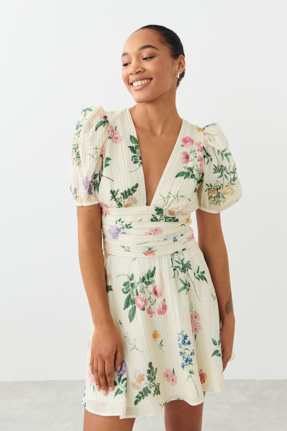 Puff sleeve top