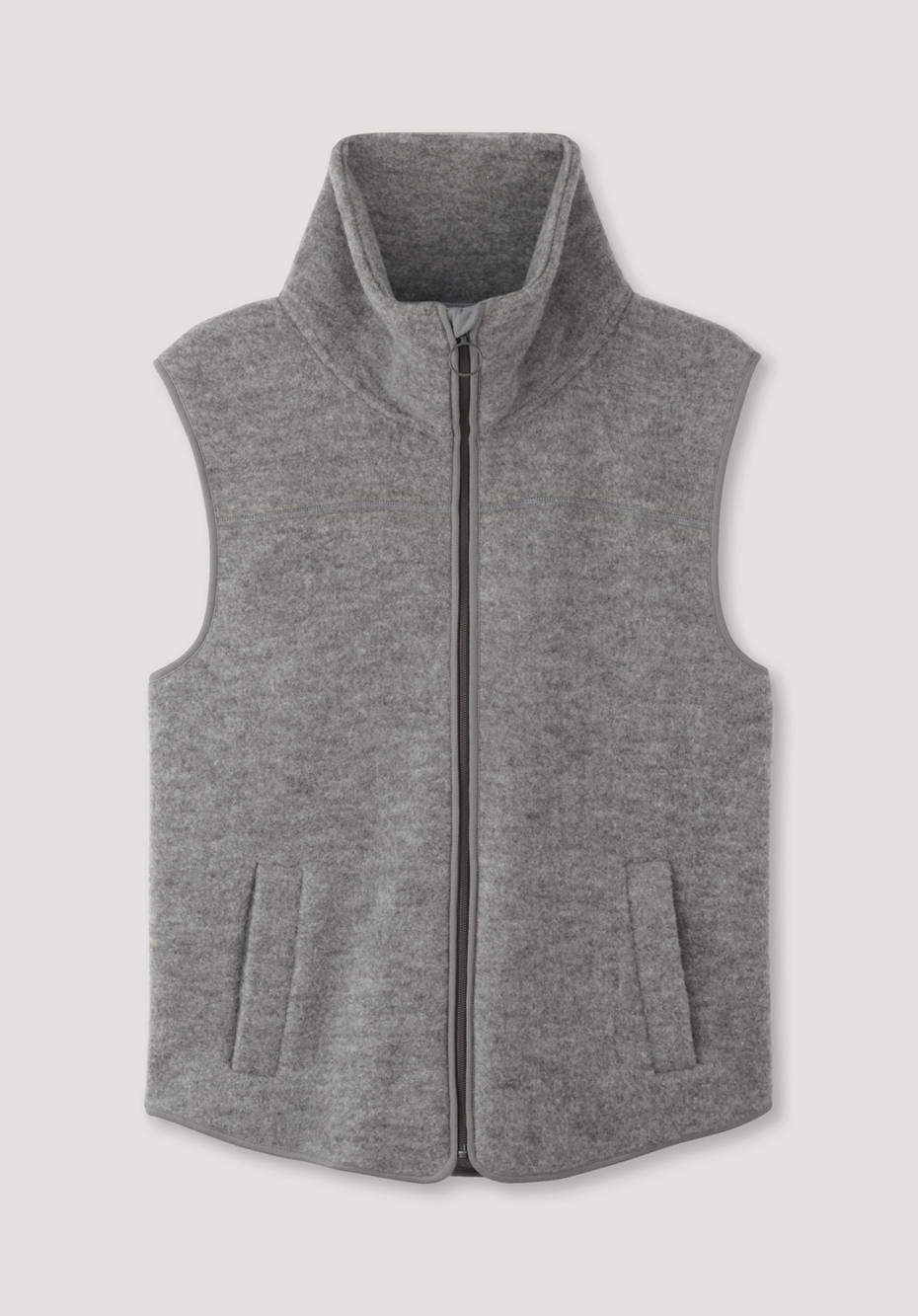 Wollfleece Weste aus reiner Bio-Merinowolle