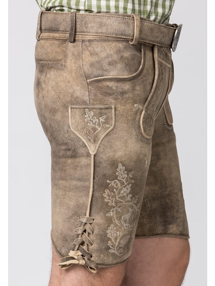 Stockerpoint Stockerpoint Trachtenlederhose Girgl in schilf gespeckt günstig kaufen