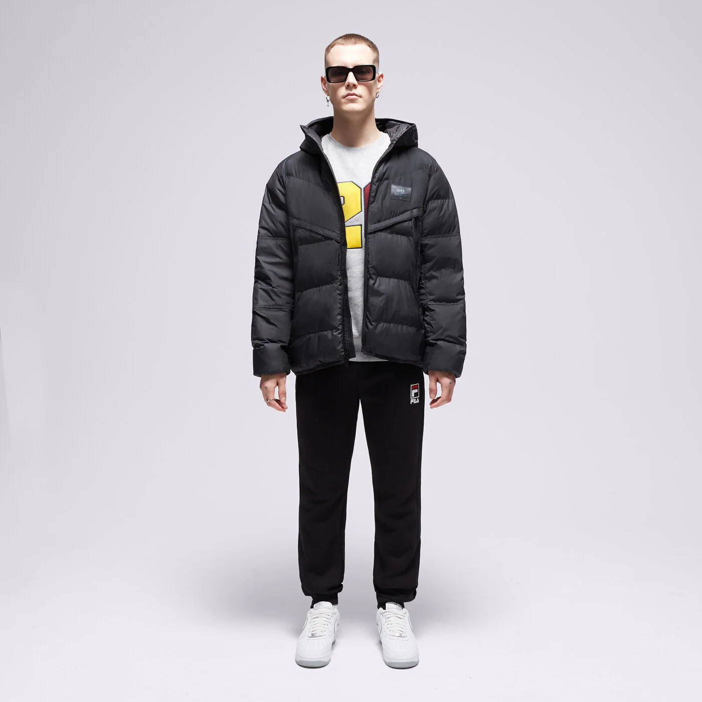 NEW ERA SWEATSHIRT NE CREW NECK NONE Grau