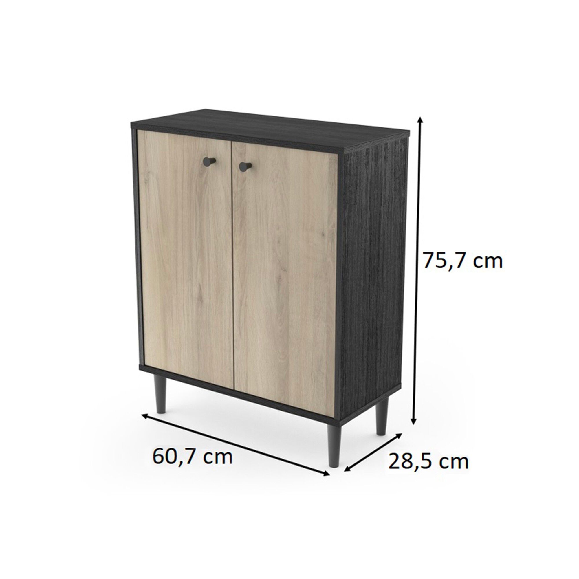 Buffet HAMFIELD 2 portes – 2 coloris