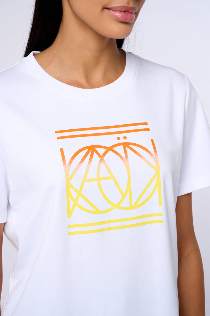 T-shirt logo Kookai