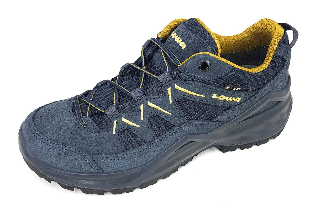 Lowa Sirkos Evo GTX Low 310805/9785 Grau 9785 Blau Senf