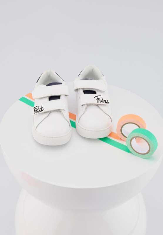 Baskets en cuir Mini Edith petit frère