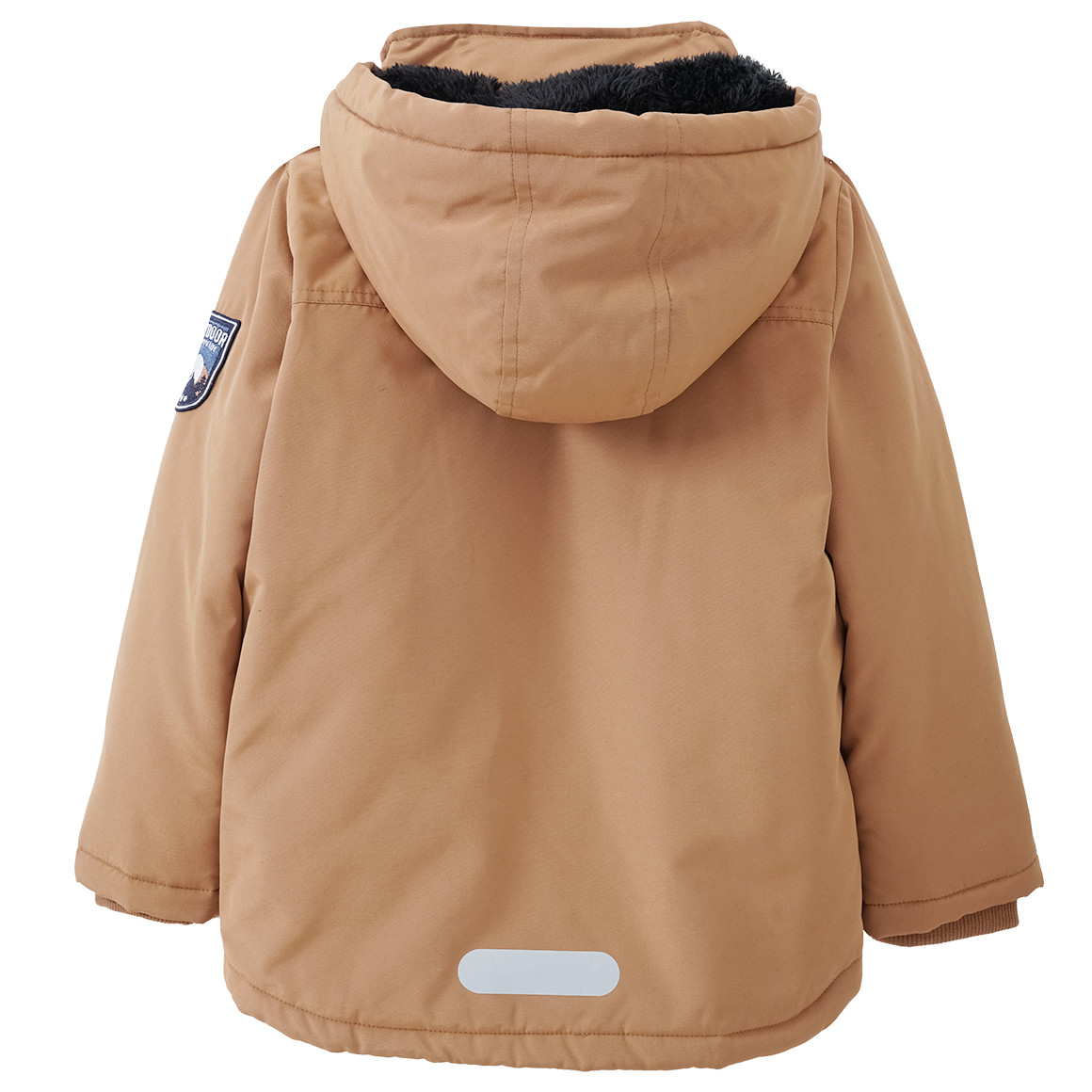 Jungen Parka mit Teddyplüsch