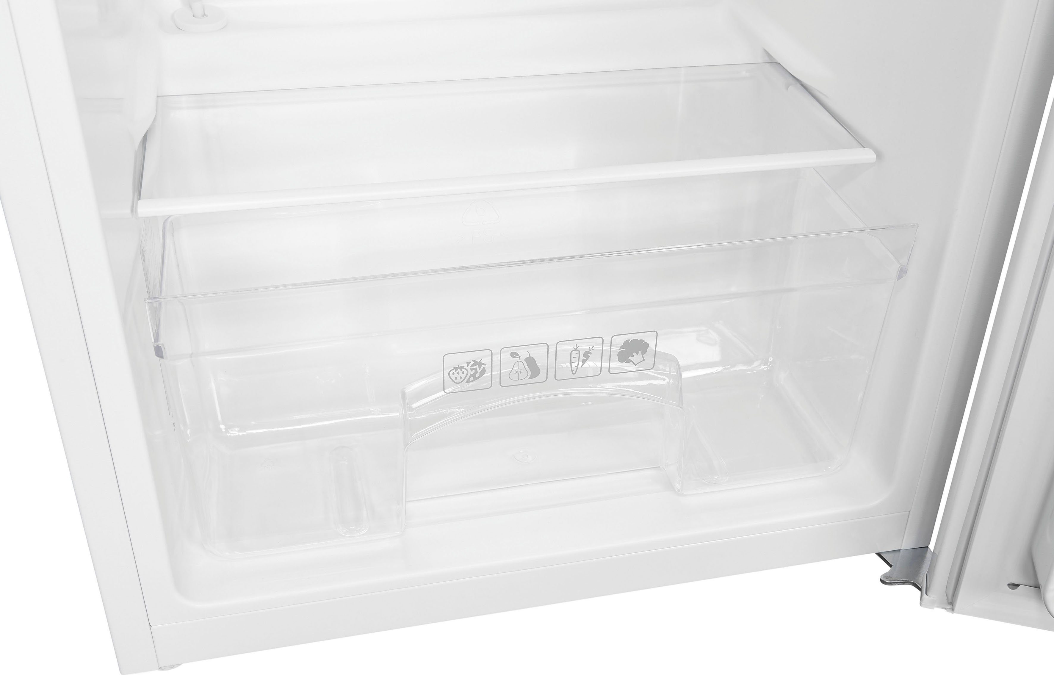 exquisit Vollraumkühlschrank KS116-V-041E weiss, 85 cm hoch, 48 cm breit