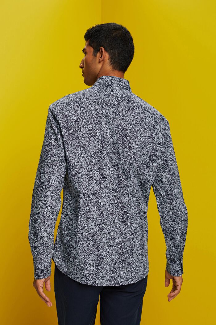 Gemustertes Hemd, 100 % Baumwolle
