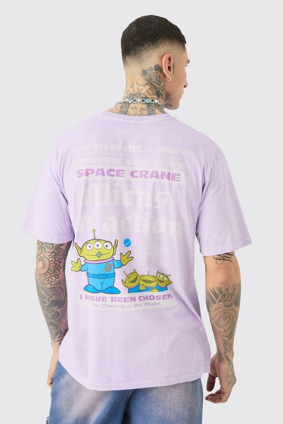 Tall Lila T-Shirt mit Toy Story Print