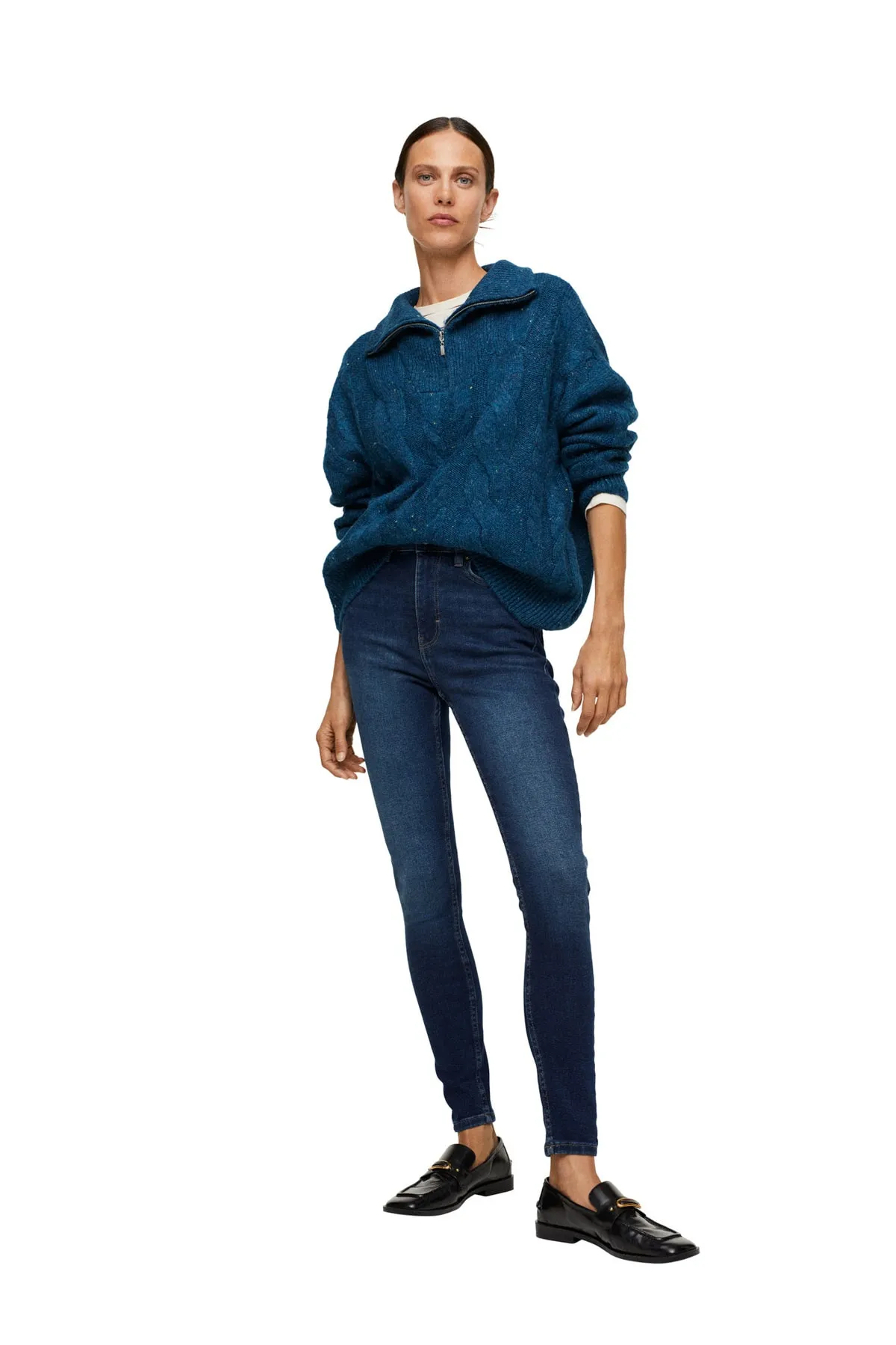 MANGO  Blaue Damenjeans 27011123