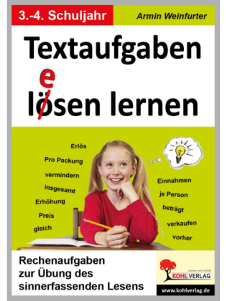 Kohl Verlag Buch - Textaufgaben l(e)ösen lernen, ab 3. Schuljahr günstig kaufen onesize
