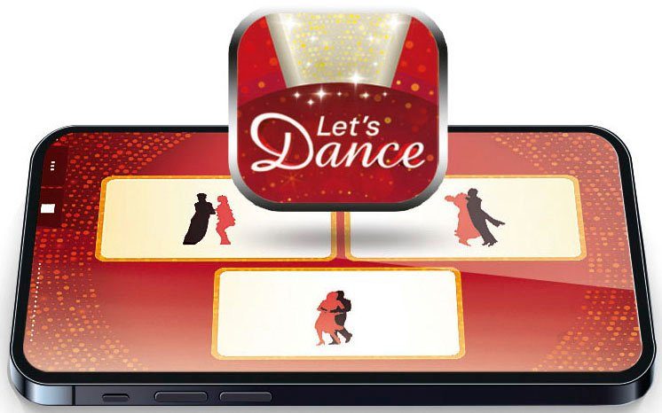 Clementoni® Spiel, Gesellschaftsspiel Let's Dance, Made in Europe; FSC® - schützt Wald - weltweit