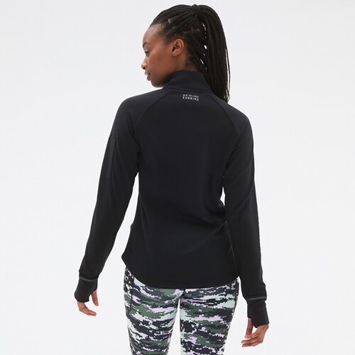 DAMEN T-SHIRT NB HEAT GRID HALF ZIP