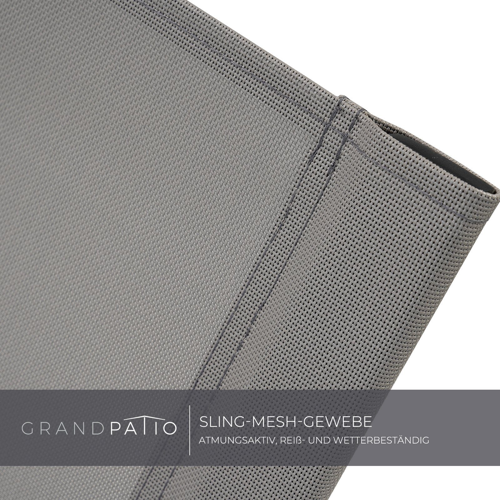 Grand patio Regiestuhl Campingstuhl, klappbar, Aluminium, Leicht, Tragbar