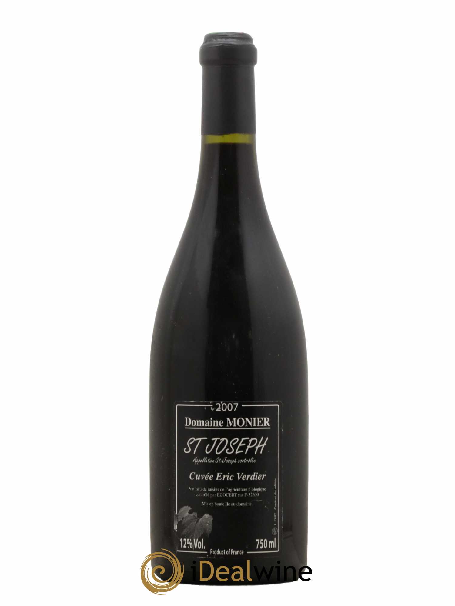 Saint-Joseph Cuvée Eric Verdier Monier Perréol  2007 - Lot de 1 Bouteille