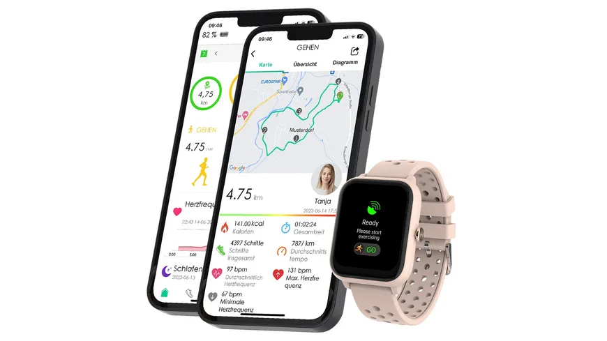 Müller Smartwatch mit GPS MU-SWG-50C