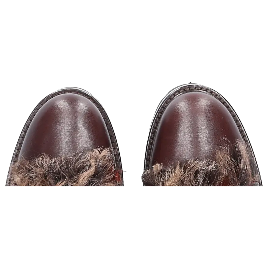 Truman's - Stiefel 9006 Kalbsleder Lammfell braun - braun