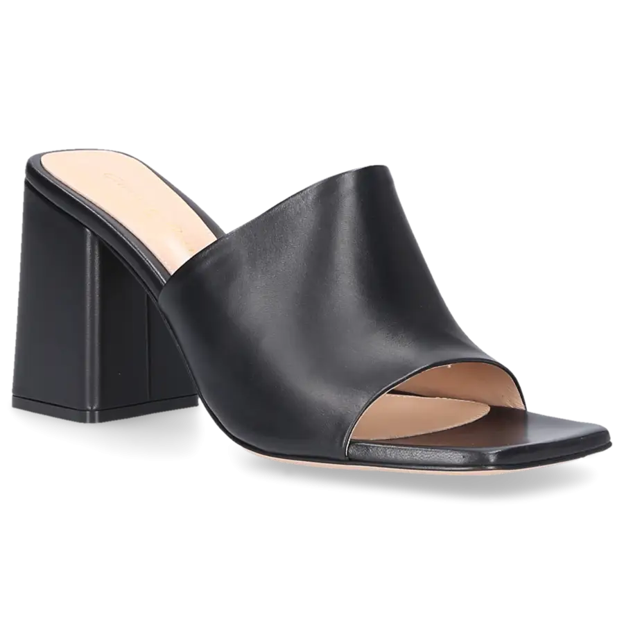 Gianvito Rossi - Pantoletten WYNN Nappaleder - schwarz