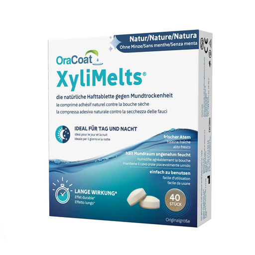 XYLIMELTS Hafttabletten ohne Minze OraCoat  40 St  Tabletten