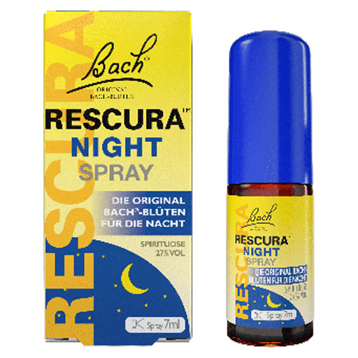 BACHBLÜTEN Original Rescura Night Spray m.Alkohol  7 ml  Spray