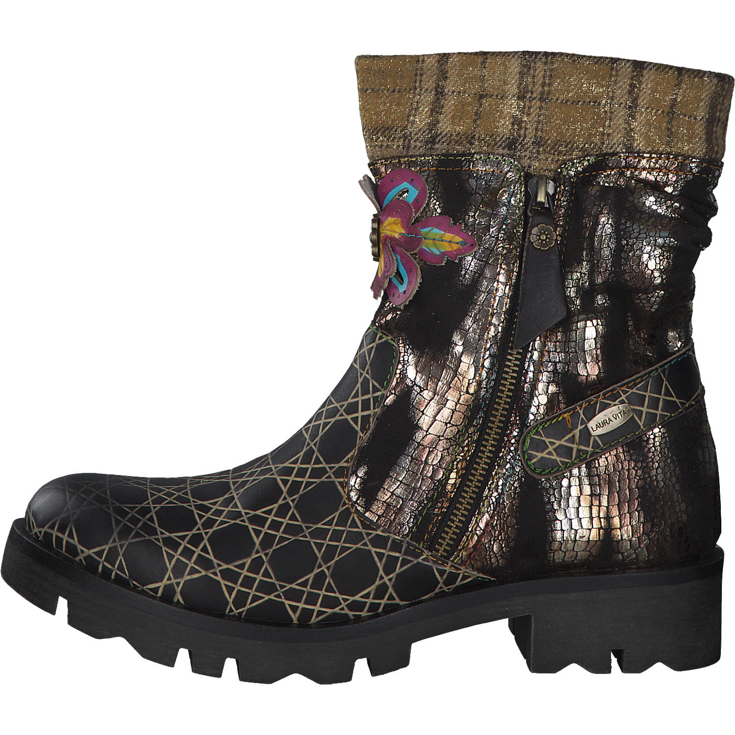 Laura Vita Cocrailo 03, Stiefeletten, Damen, noir