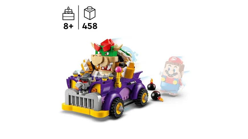 LEGO Super Mario 71431 Bowsers Monsterkarre – Erweiterungsset Spielzeug