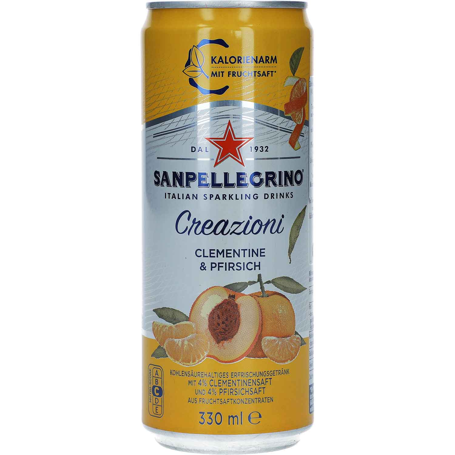Sanpellegrino Creazioni Clementine & Pfirsich 330ml